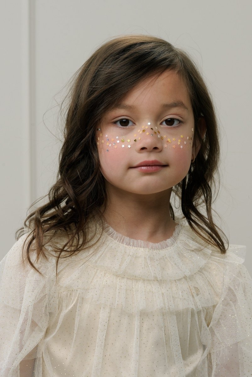 ECLATAR sparkly net blouse Spring/Summer '24 - Le Chic Fashion