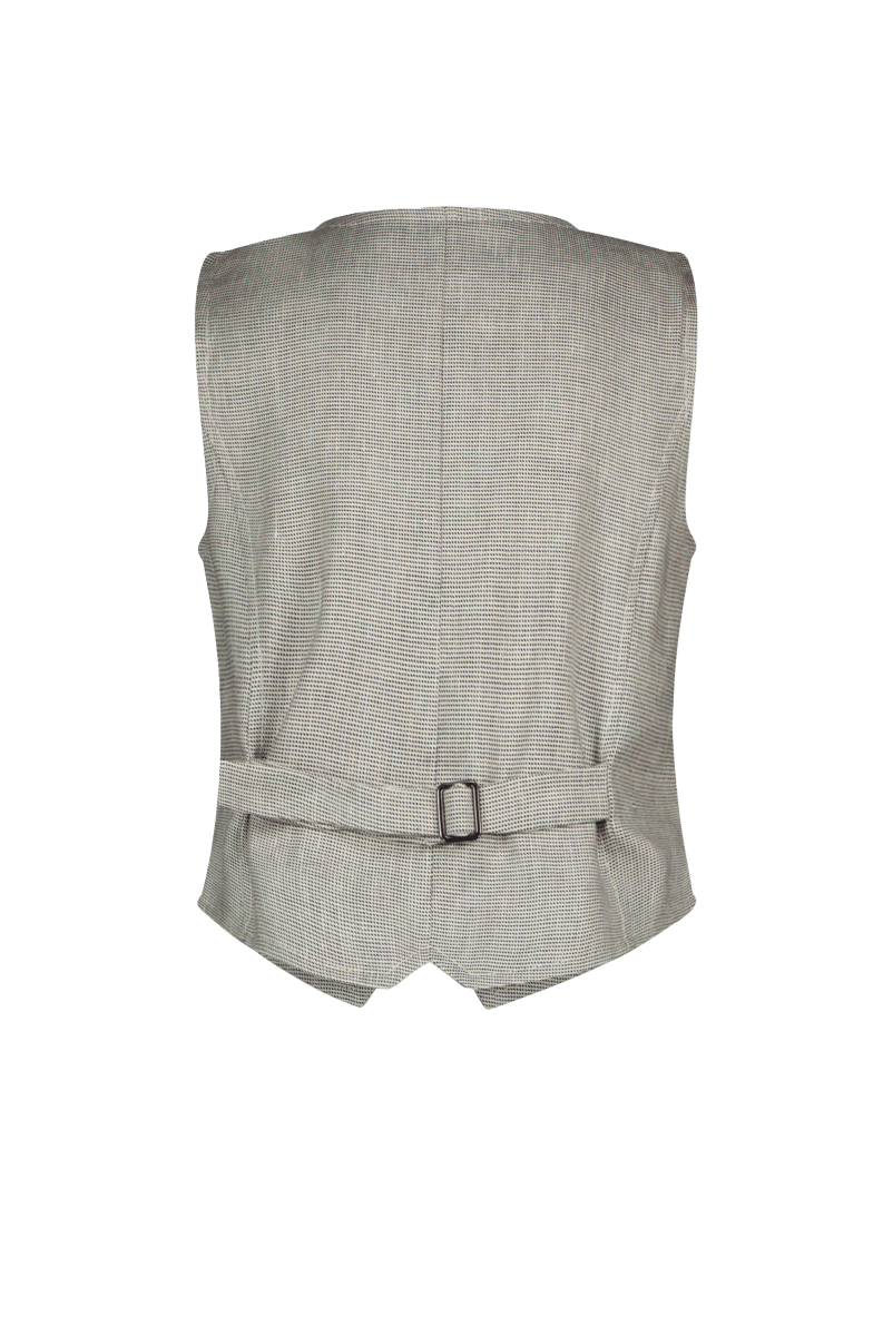 Gillis Gilet gemeleerd blauw -Gilets - Red+Blu