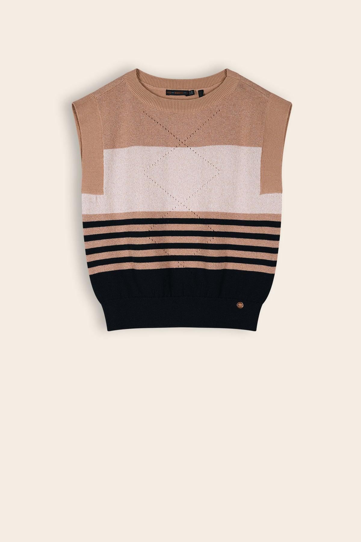 Kency Gebreide Spencer Navy - NoNo Kidswear