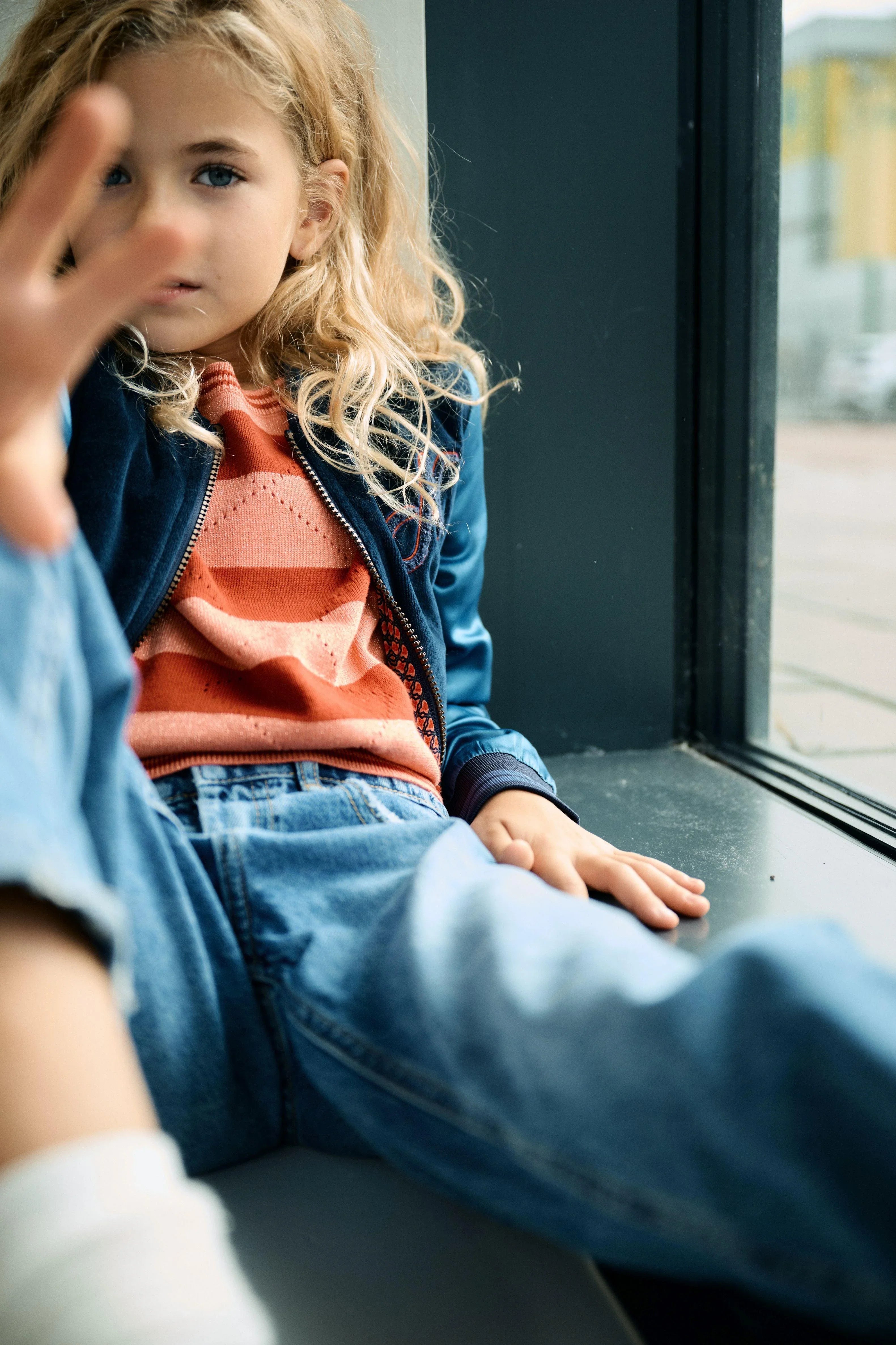 Keta Fijn Gebreide Gestreepte Trui - NoNo Kidswear