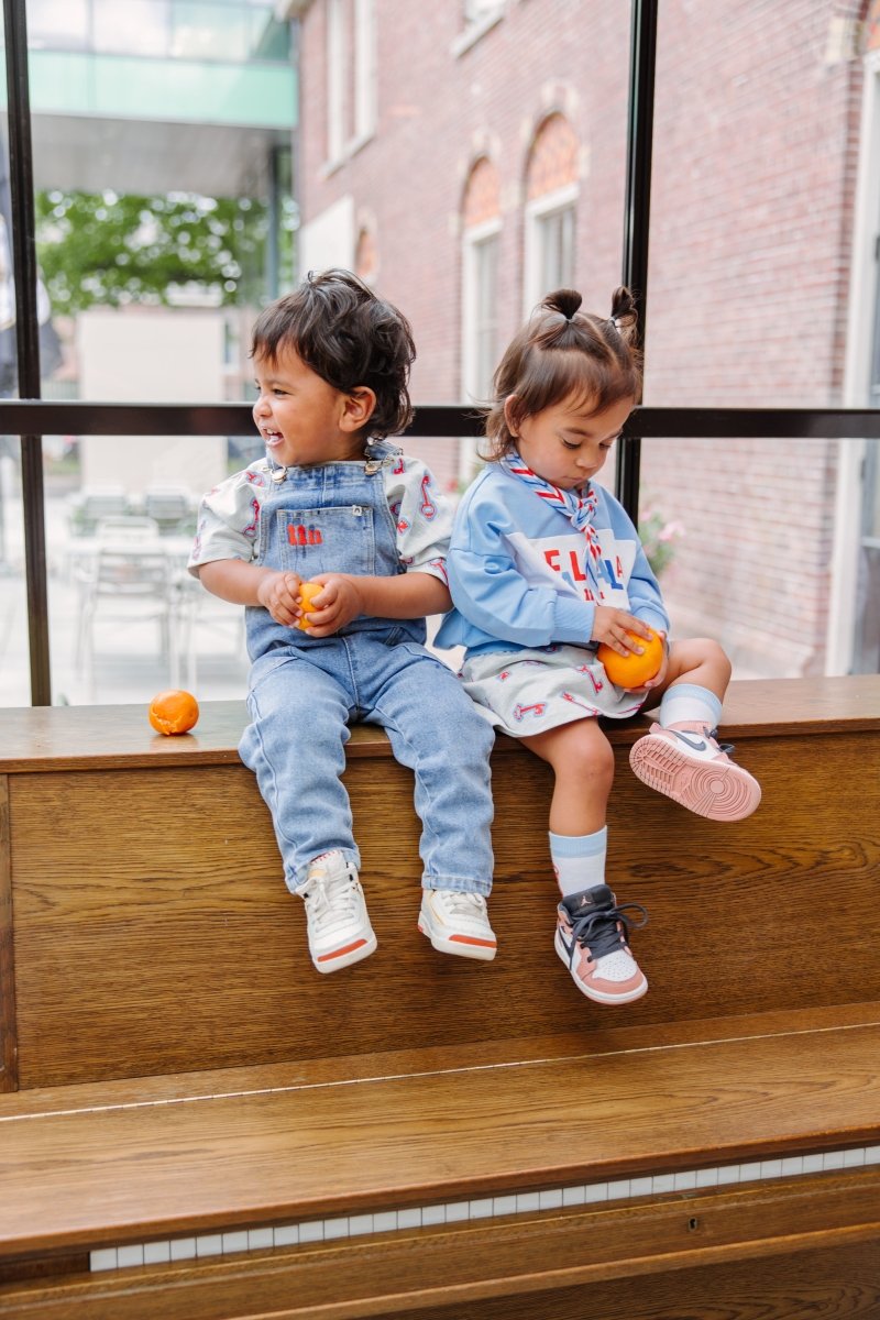 Lucienne The New Chapter skirt grey allover print - The New Chapter Store