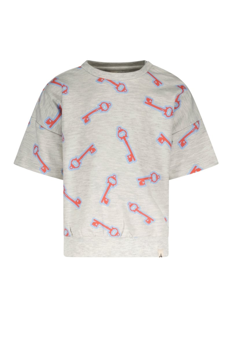 Lux The New Chapter sweater allover print grey - The New Chapter Store