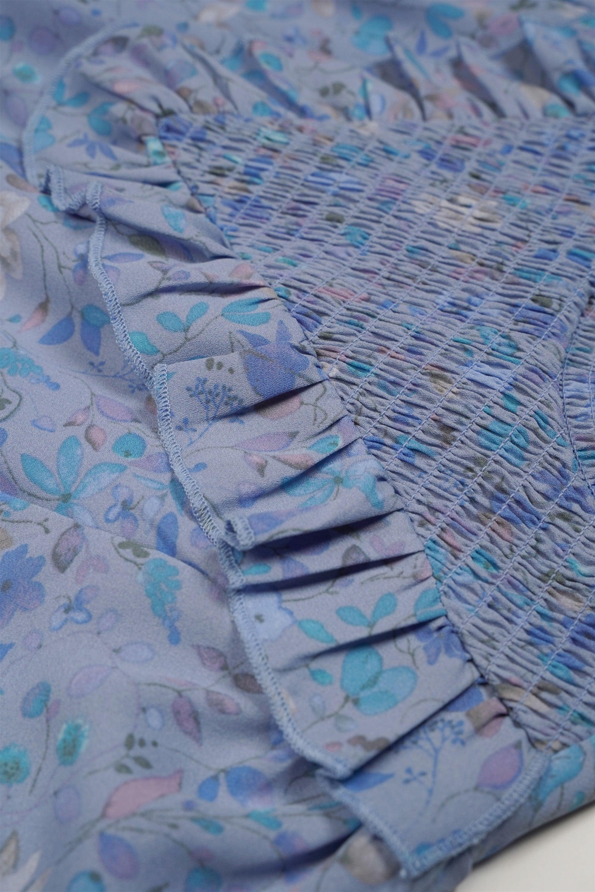 Mayana Violet Geprint Jurk - NoNo Kidswear