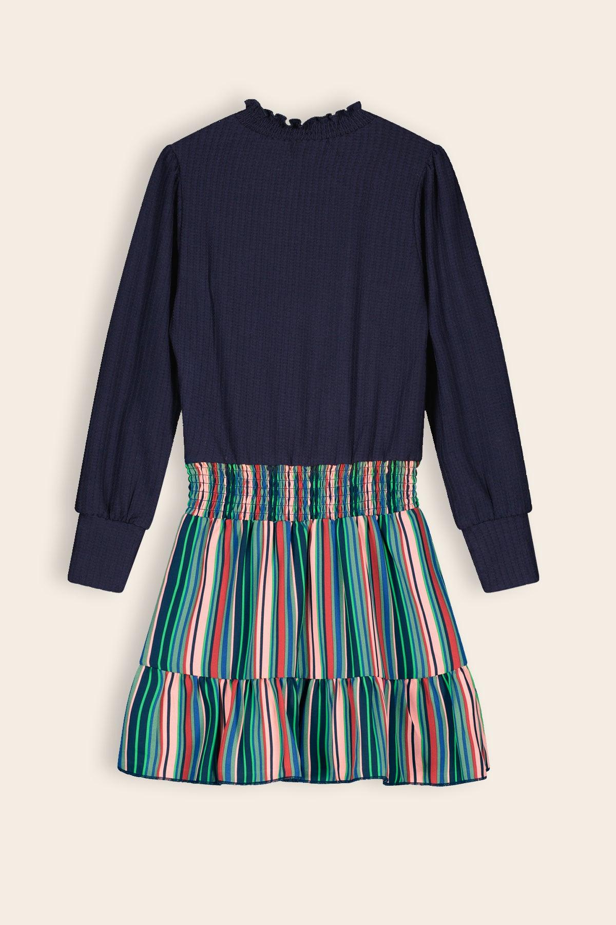 Mey Combi Jurk Gestreepte Rok - NoNo Kidswear