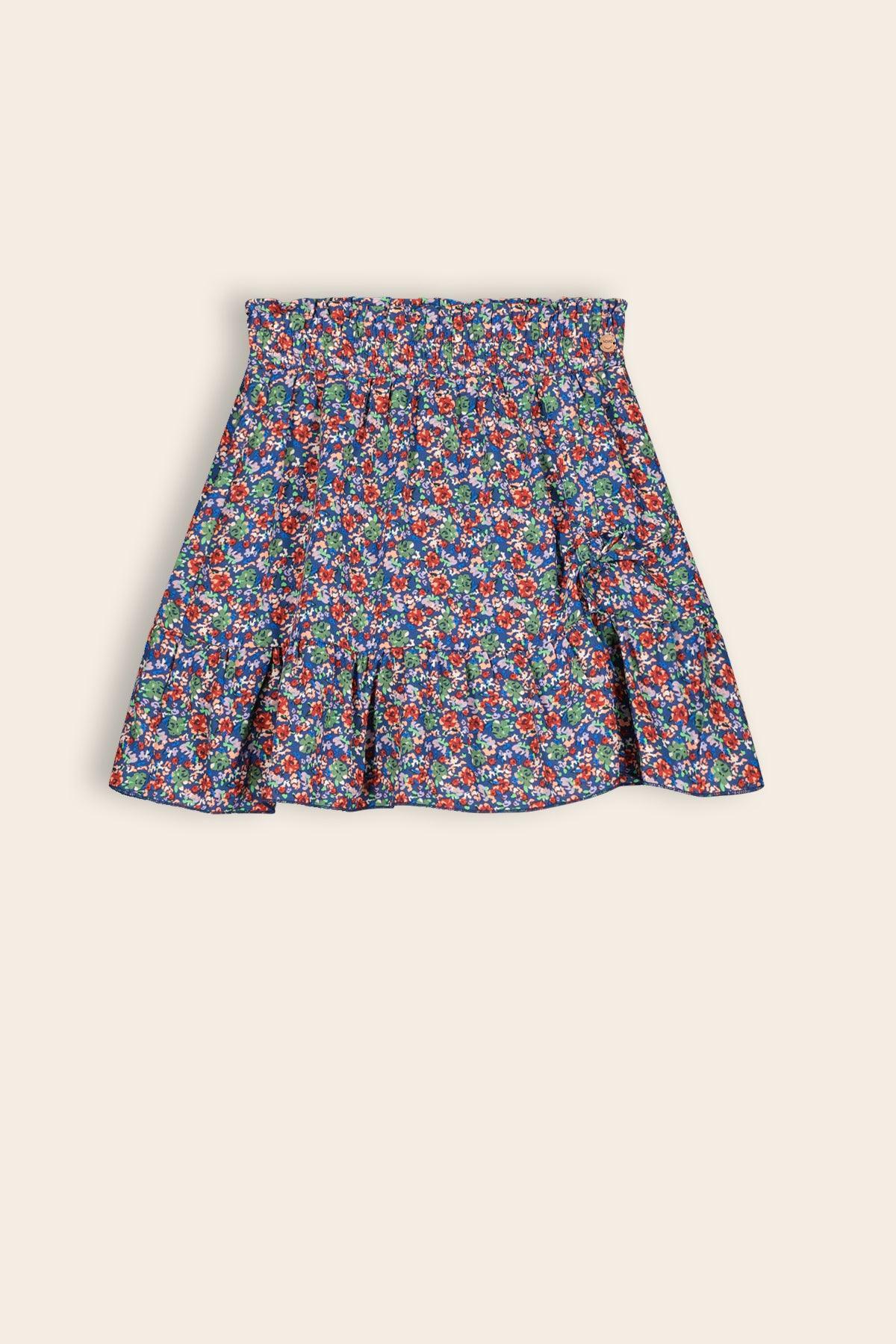 Nadia Gebloemde Rok - NoNo Kidswear