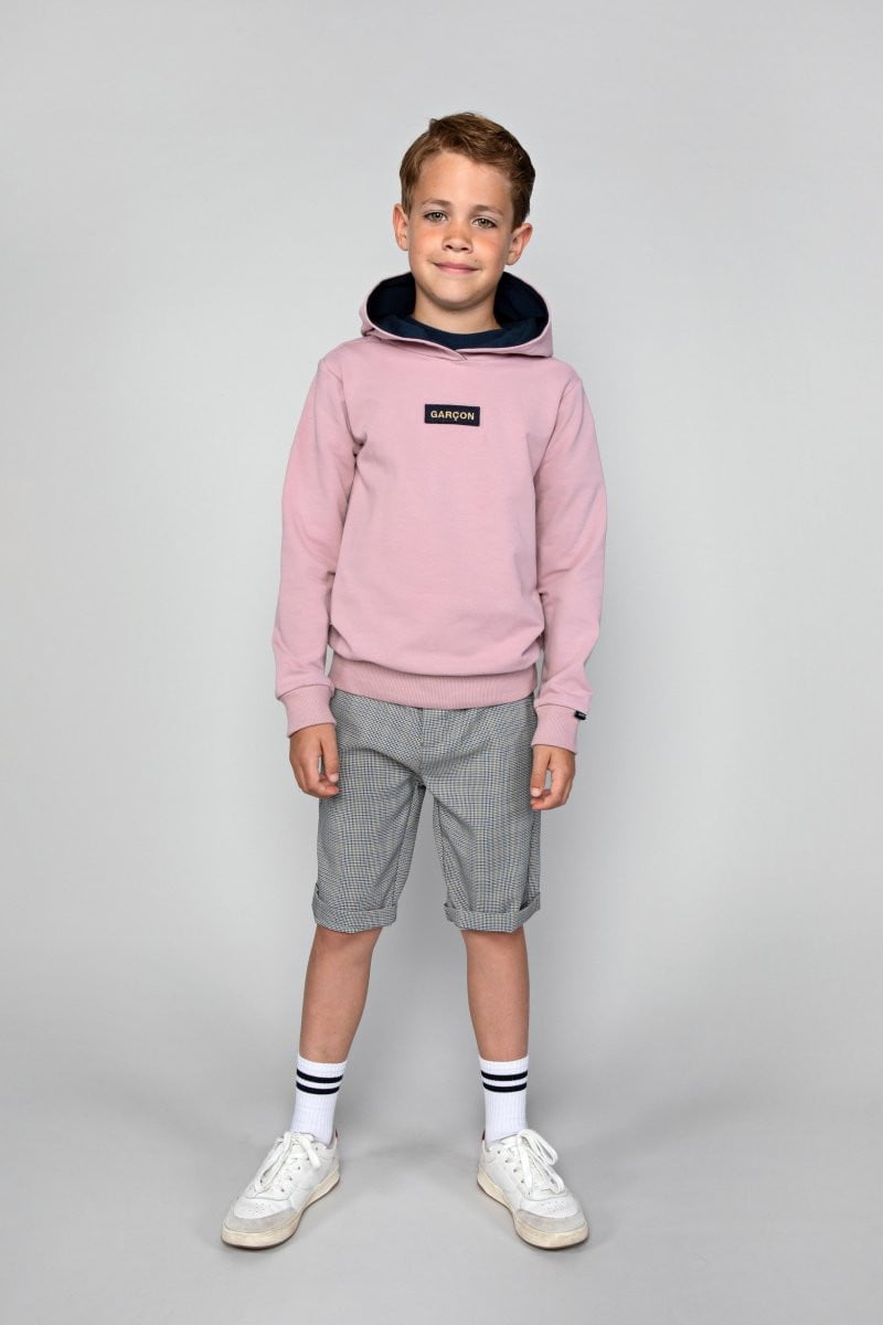 GARÇON hooded logo sweater - Le Chic Fashion