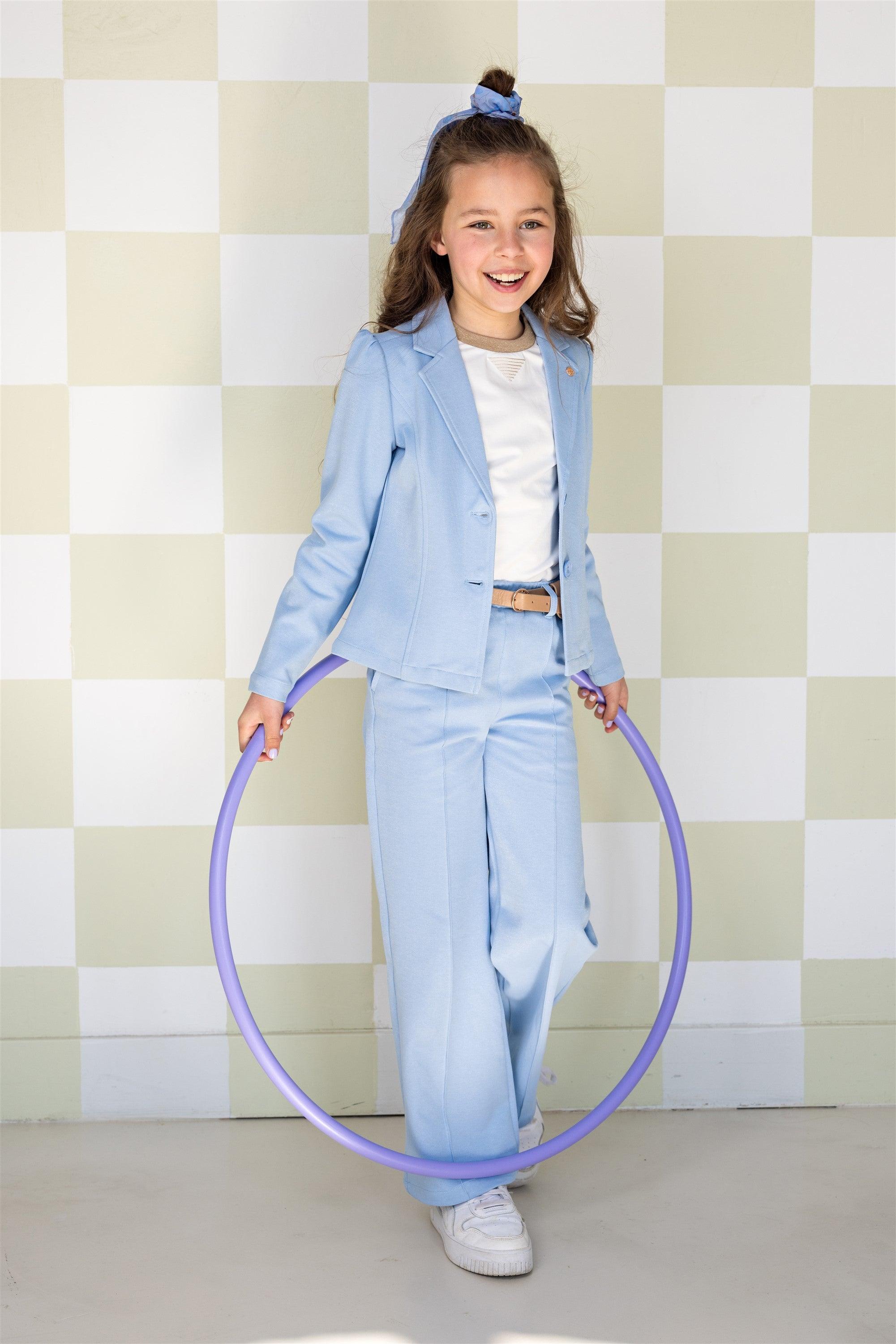 Sayla Wijde Broek met Glansdraad - NoNo Kidswear