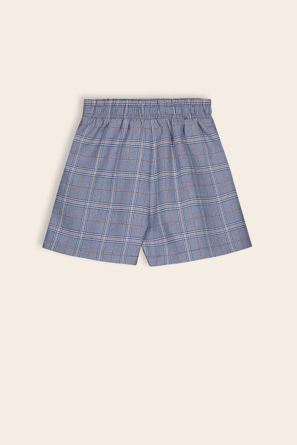 Senna Geruiten Korte Broekrok - NoNo Kidswear