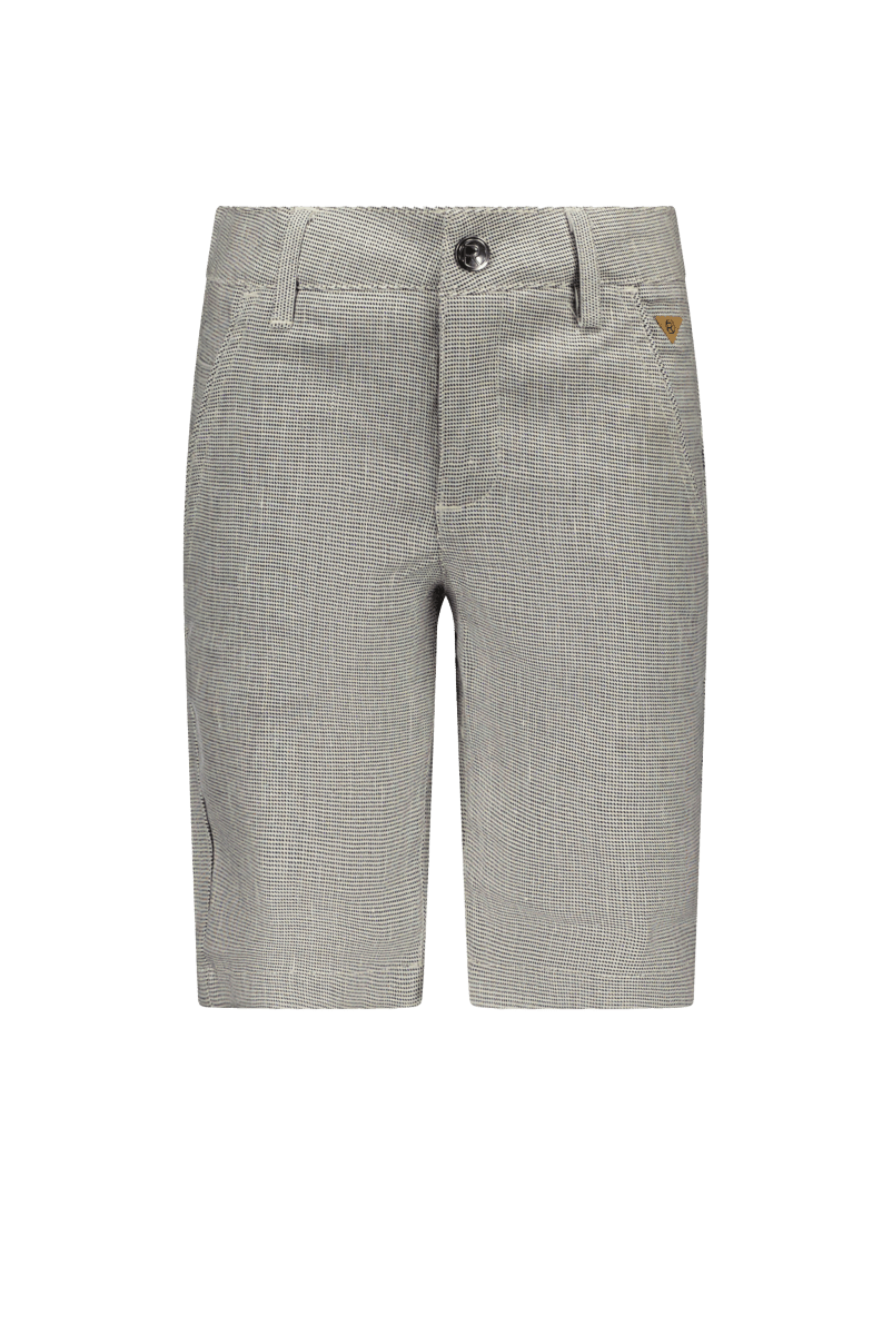 Simon bermuda gemeleerd blauw -Broeken - Red+Blu