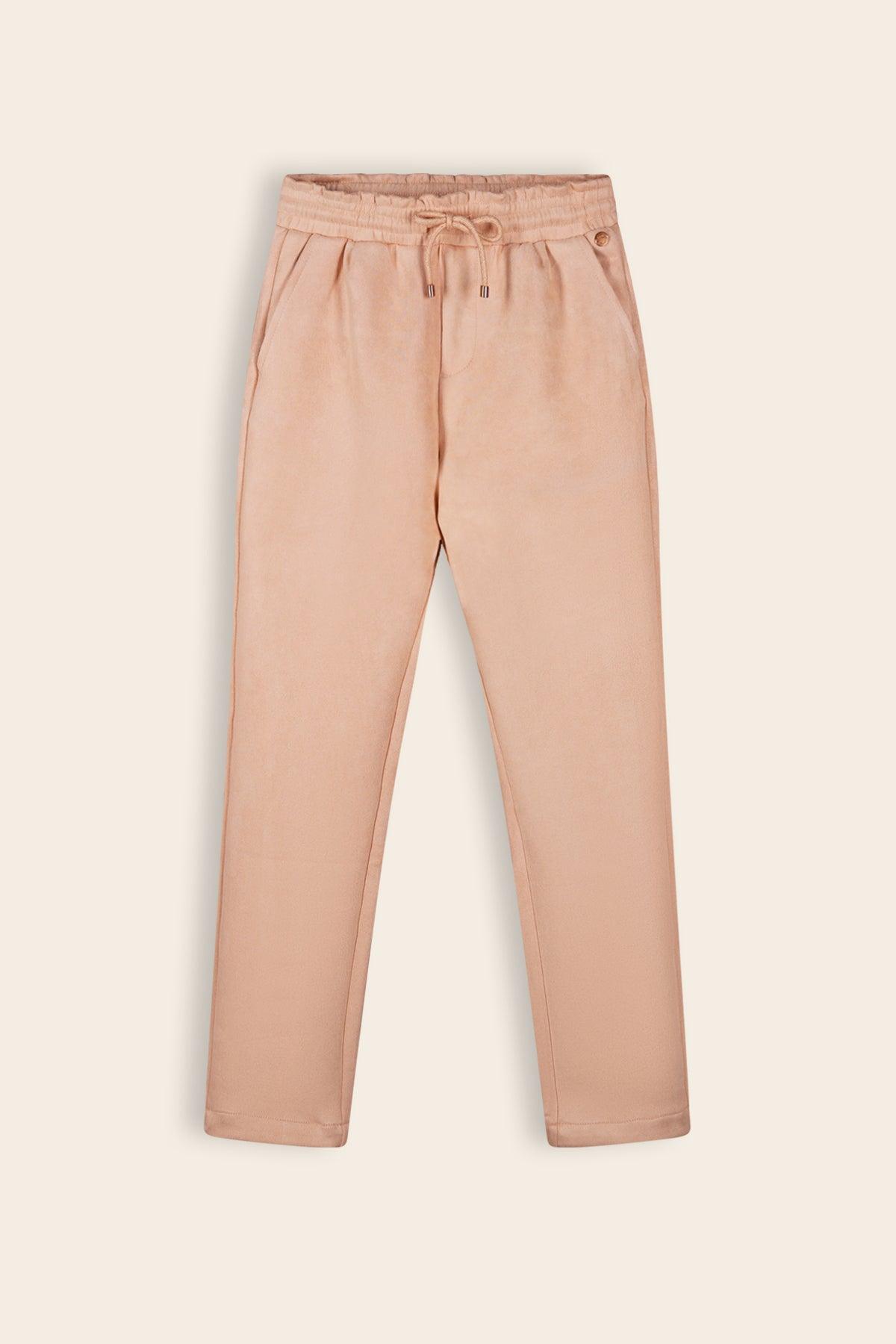 Sune Fake Suede Broek Zand - NoNo Kidswear