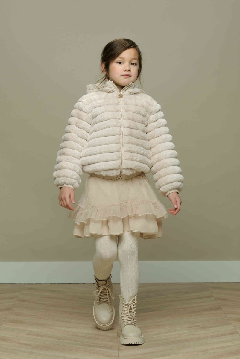 TAMAR dotted mesh skirt - Le Chic Fashion