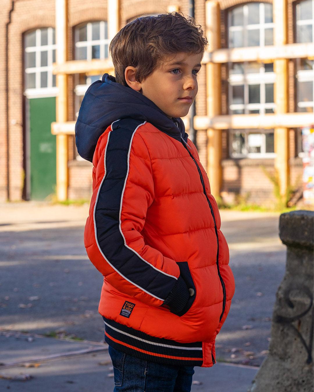 Winterjas Jos Donker Oranje - TYGO&vito